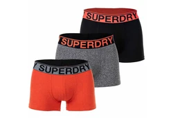 Superdry Herren Boxershorts TRUNK TRIPLE PACK Gelb/Orange