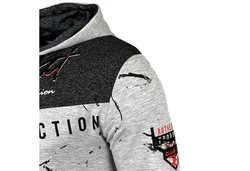 Baxboy Herren Pullover Hoodie Sweatjacke Longsleeve Sweatshirt Jacke Langarm Kapuzenpullover Hoody Sweater (2628) 2628