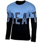 Baxboy Hoodie Herren Pullover Sweatjacke Sweatshirt Langarm Hoody Hellblau/Blau