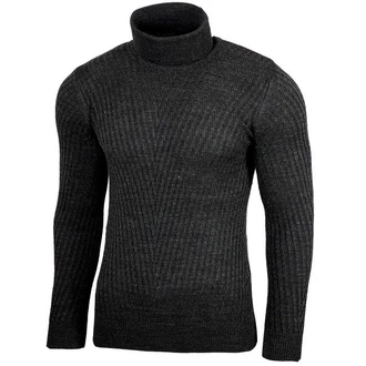 Baxboy Herren Slim Fit Rollkragenpullover Dunkelgrau/Schwarz/Grau/Dunkelgrün