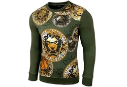 Baxboy Hoodie Herren Sweatshirt Biker Rundhals 3215 3215