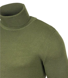 Baxboy Herren Rollkragen Pullover Langarmshirt Slim fit Basic BB-1406 B-1406