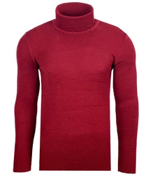 Baxboy Herren Rollkragen Pullover Langarmshirt Slim fit Basic BB-1406 B-1406