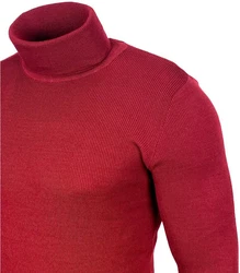 Baxboy Herren Rollkragen Pullover Langarmshirt Slim fit Basic BB-1406 B-1406