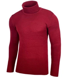 Baxboy Herren Rollkragen Pullover Langarmshirt Slim fit Basic BB-1406 B-1406