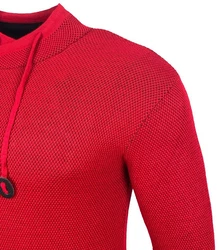 Baxboy Strickpullover Stehkragen Moderner Mnner schwarz