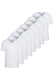 Poloshirt V-Neck T-Shirt (8PK) (Packung, 8-tlg., 8er-Pack)