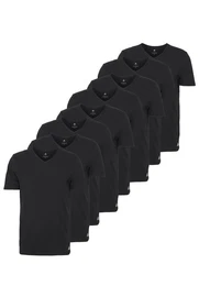 Poloshirt V-Neck T-Shirt (8PK) (Packung, 8-tlg., 8er-Pack)
