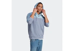 adidas Sportswear Kapuzensweatshirt M MEL HD Grau/Hellblau/Blau