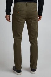 Blend Chinohose Natan Khaki/Dunkelgrün