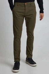 Blend Chinohose Natan Khaki/Dunkelgrün