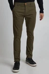 Blend Chinohose Natan Khaki/Dunkelgrün