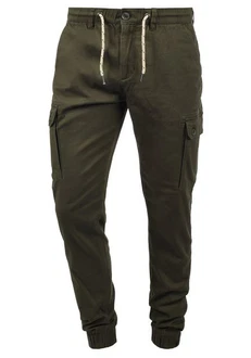 Blend Cargohose BHSellini Dunkelgrün/Khaki