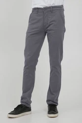 Blend Chinohose BLEND Style BHFlint Grau/Weiß