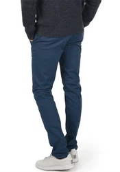 Blend Kainz Herren Chino Hose Regular Fit Dunkelblau/Hellblau/Blau