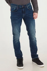 Blend of America 5-Pocket-Jeans Twister Fit Blau/Rot/Khaki