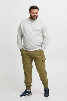 Blend Cargohose Cargo Chino Jogger Stoffhose (4039) Khaki/Dunkelgrün/Beige