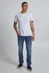 Blend Slim-fit Jeans Twister (1-tlg) Weiß/Creme/Hellblau