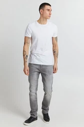Blend Slim-fit Jeans Twister (1-tlg) Hellgrau (5196)