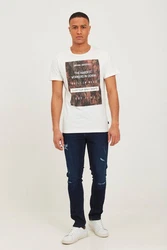 Blend 5-Pocket Jeans BHAverell Lila/Dunkelblau/Blau/Hellblau