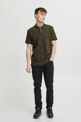 Blend Stoffhose Newbury Schwarz/Khaki/Dunkelgrau