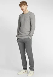 Blend Chinohose BLEND BHWalton Hellgrau/Dunkelgrau/Grau