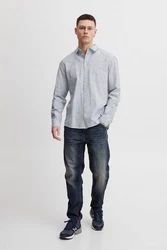 Blend 5-Pocket Jeans BLEND BHThunder Grau/Hellgrau/Blau/Rot
