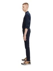 TOM TAILOR 5-Pocket Hose Jeans Dunkelblau/Blau/Schwarz