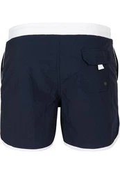 URBAN CLASSICS Badeshorts Retro Swimshorts Dunkelblau/Blau