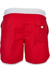 URBAN CLASSICS Badeshorts Retro Swimshorts Rot