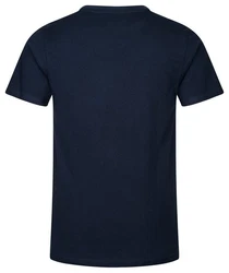 MUSTANG Schlafanzug (2 tlg) Oberteil Short navy/graumelange