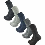 GAWILO Norwegersocken (10 Paar) Dunkelblau/Schwarz/Grau/Dunkelgrau