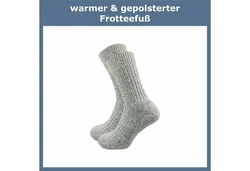 GAWILO Norwegersocken (10 Paar) Hellgrau/Grau/Silber