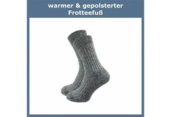 GAWILO Norwegersocken (10 Paar) Dunkelgrau/Hellgrau/Grau/Schwarz