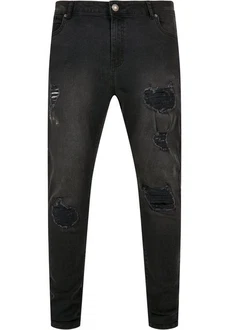 URBAN CLASSICS Herren Cargohose Jeans Schwarz/Khaki/Dunkelgrau