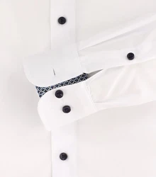 CASAMODA Businesshemd Kent Comfort Fit Weiß/Creme/Dunkelblau