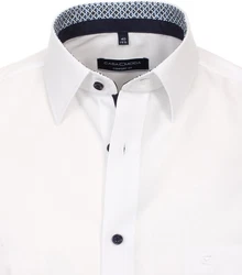 CASAMODA Businesshemd Kent Comfort Fit Weiß/Creme/Dunkelblau