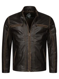 Lederjacke Herren Leder Jacke H-351