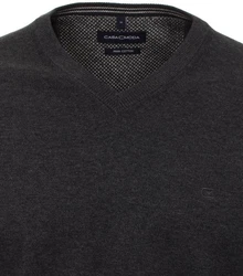 CASAMODA V-Ausschnitt Strickpullover 