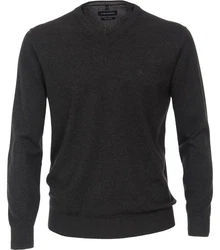 CASAMODA V-Ausschnitt Strickpullover 