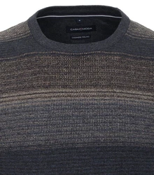 CASAMODA Strickpullover Dunkelblau/Rot/Grau/Hellblau/Dunkelgrün