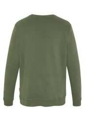 Chiemsee Sweatshirt im Label-Look Dunkelgrün