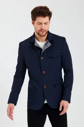 Ron Tomson Blouson Dunkelblau/Hellblau/Blau
