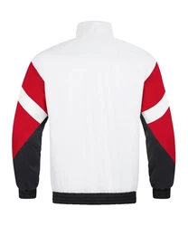Jako Sweatjacke Retro Freizeitjacke Weiß/Schwarz/Rot/Grau