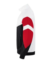 Jako Sweatjacke Retro Freizeitjacke Weiß/Schwarz/Rot/Grau