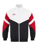 Jako Sweatjacke Retro Freizeitjacke Weiß/Schwarz/Rot/Grau