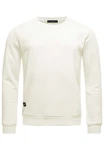 Red Bridge Herren Crewneck Sweatshirt Pullover Premium Basic Ecru
