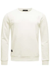Red Bridge Herren Crewneck Sweatshirt Pullover Premium Basic Ecru
