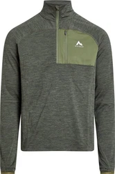 McKINLEY Rollkragenshirt Ux-Langarmshirt Tampo ux MELANGE/OLIVE