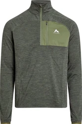 McKINLEY Rollkragenshirt Ux-Langarmshirt Tampo ux MELANGE/OLIVE
